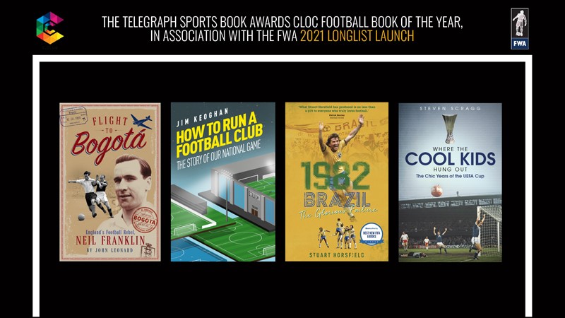 FOUR LONGLISTED FOR FOOTBALL BOOK OF THE YEAR