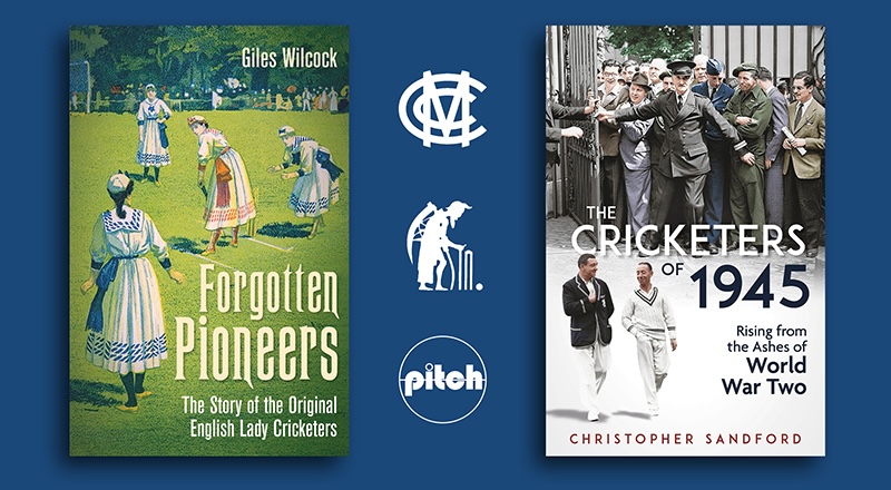 TWO PITCH BOOKS ON CRICKET SOCIETY AND MCC AWARDS SHORTLIST