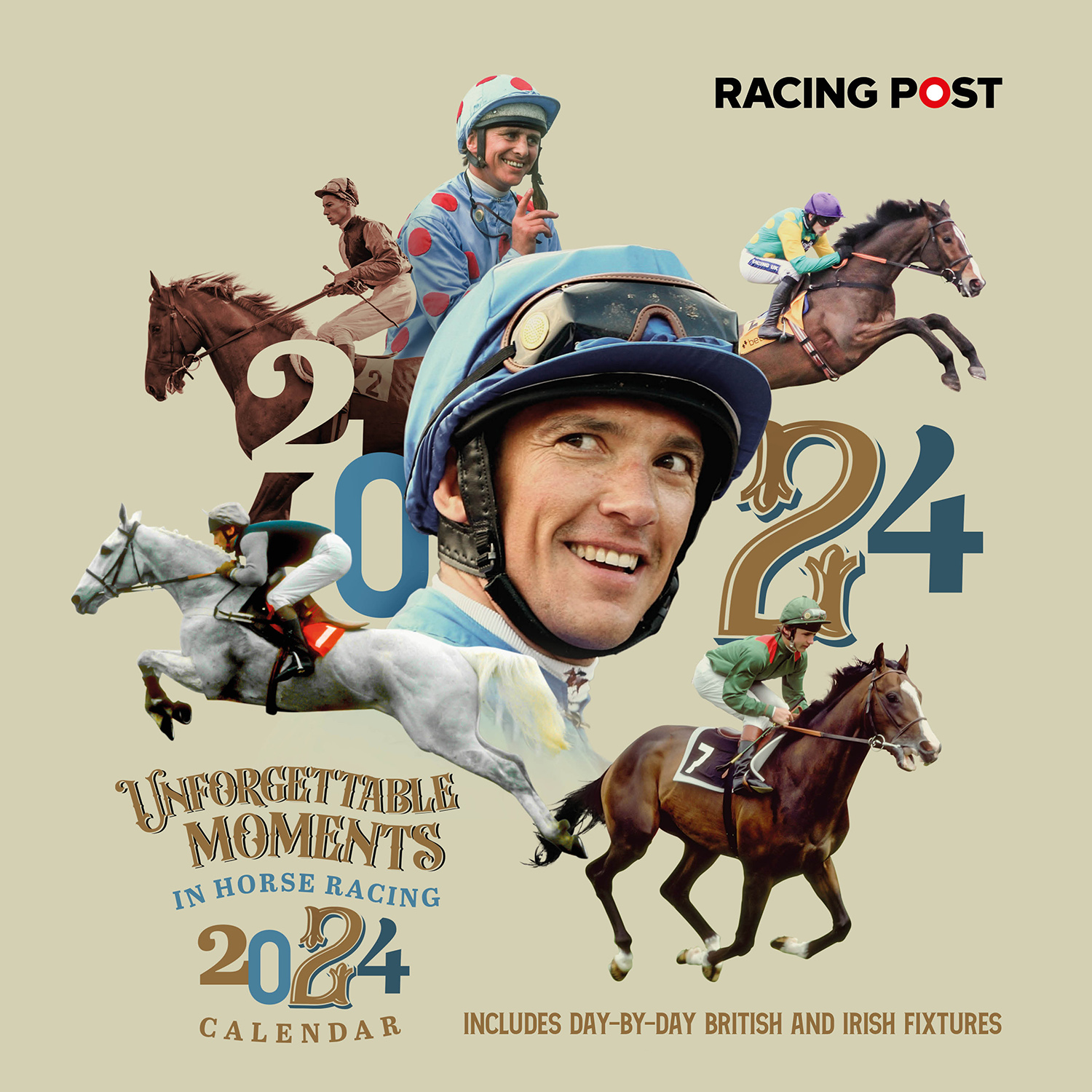Racing Post's Unforgettable Moments Wall Calendar 2024