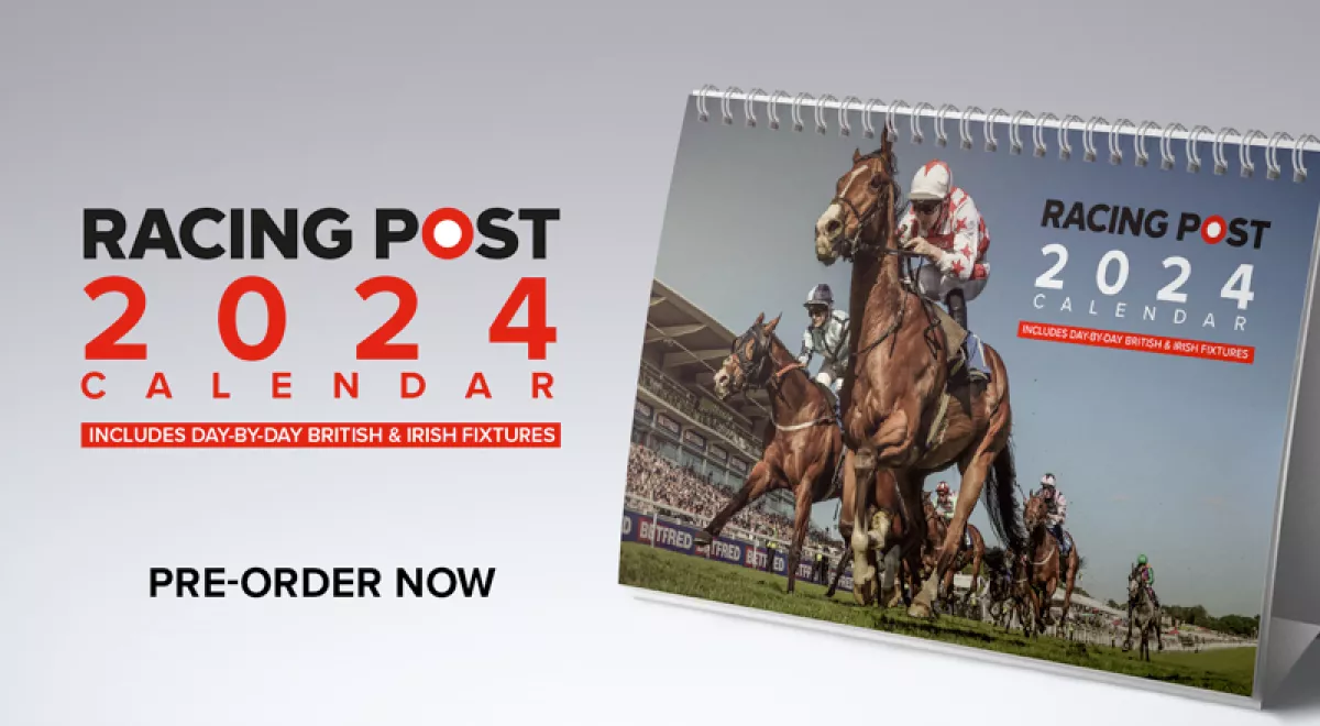 Racing Post Desk Calendar 2024 Pitch Publishing