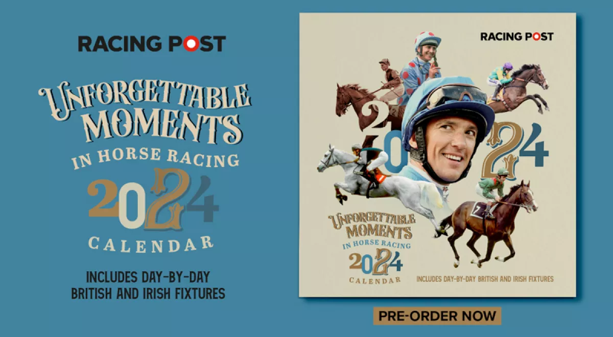 Racing Post's Moments Wall Calendar 2024 Pitch Publishing